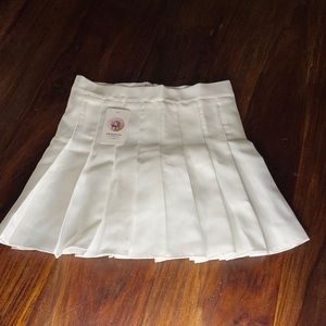 NWT White tennis skirt